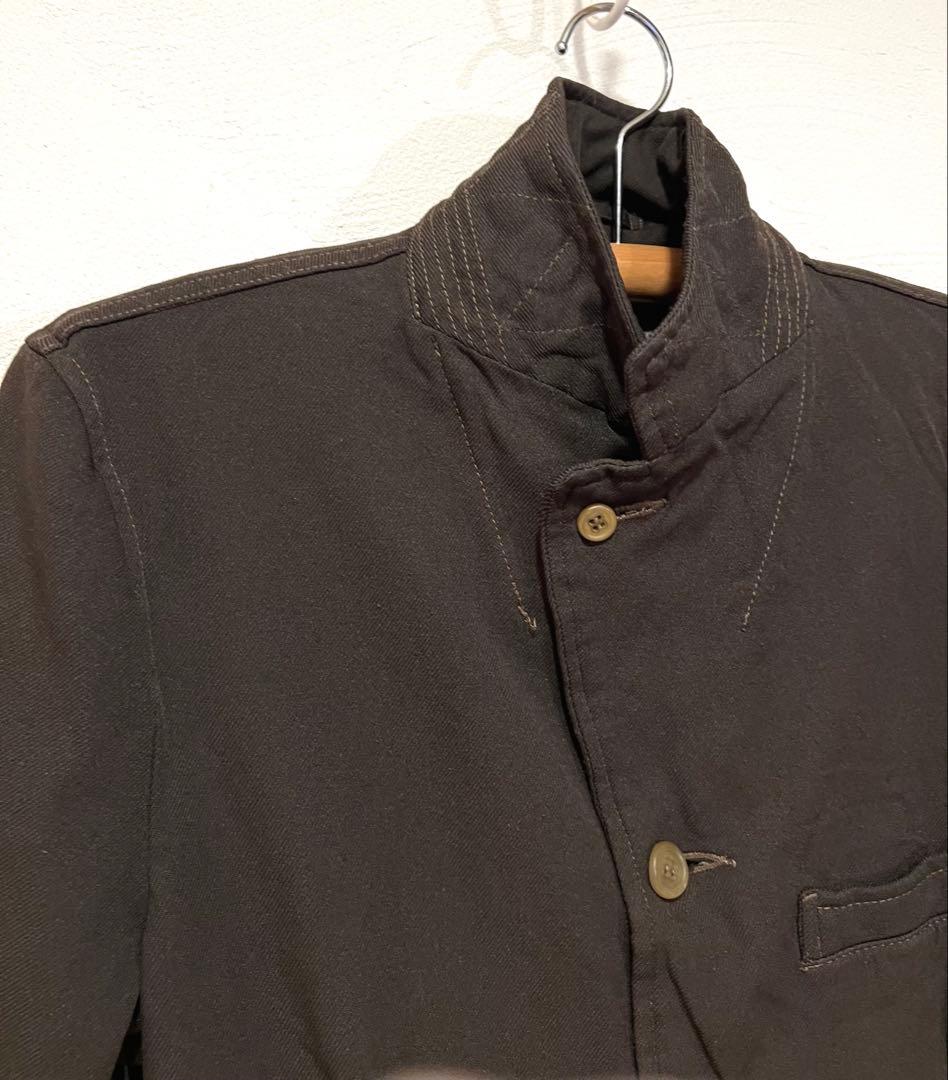 COMME des GARCONS PLUS 縮絨 ジャケット ブラウン S