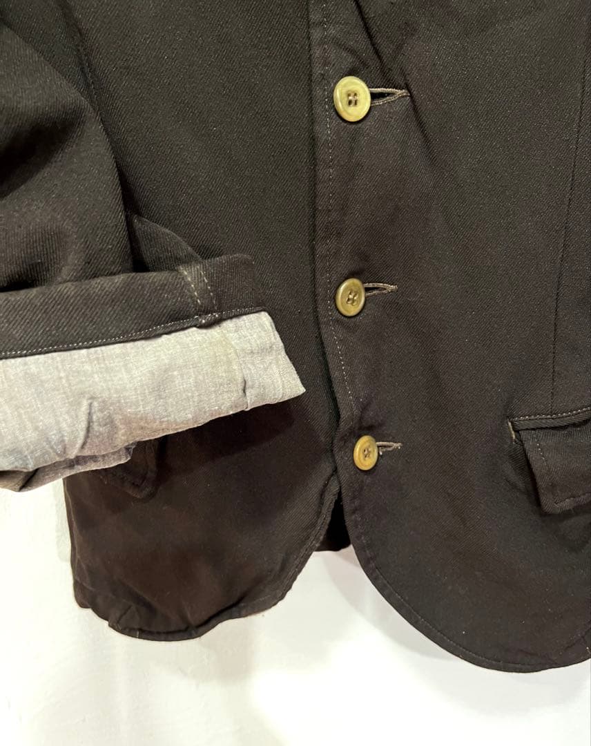 COMME des GARCONS PLUS 縮絨 ジャケット ブラウン S