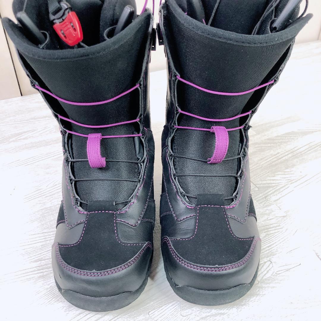EPIC スノーボードブーツ 24.5cm ブラック/パープル