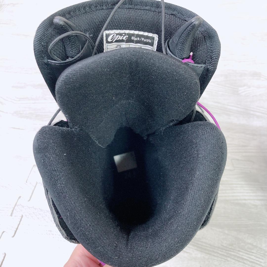 EPIC スノーボードブーツ 24.5cm ブラック/パープル