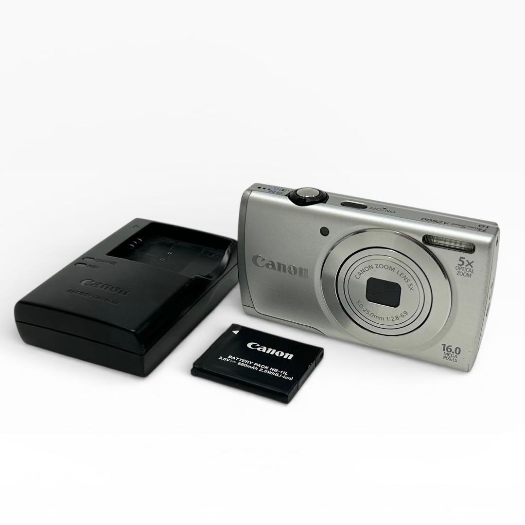 Canon キヤノン Power Shot A2600 シルバー デジカメ