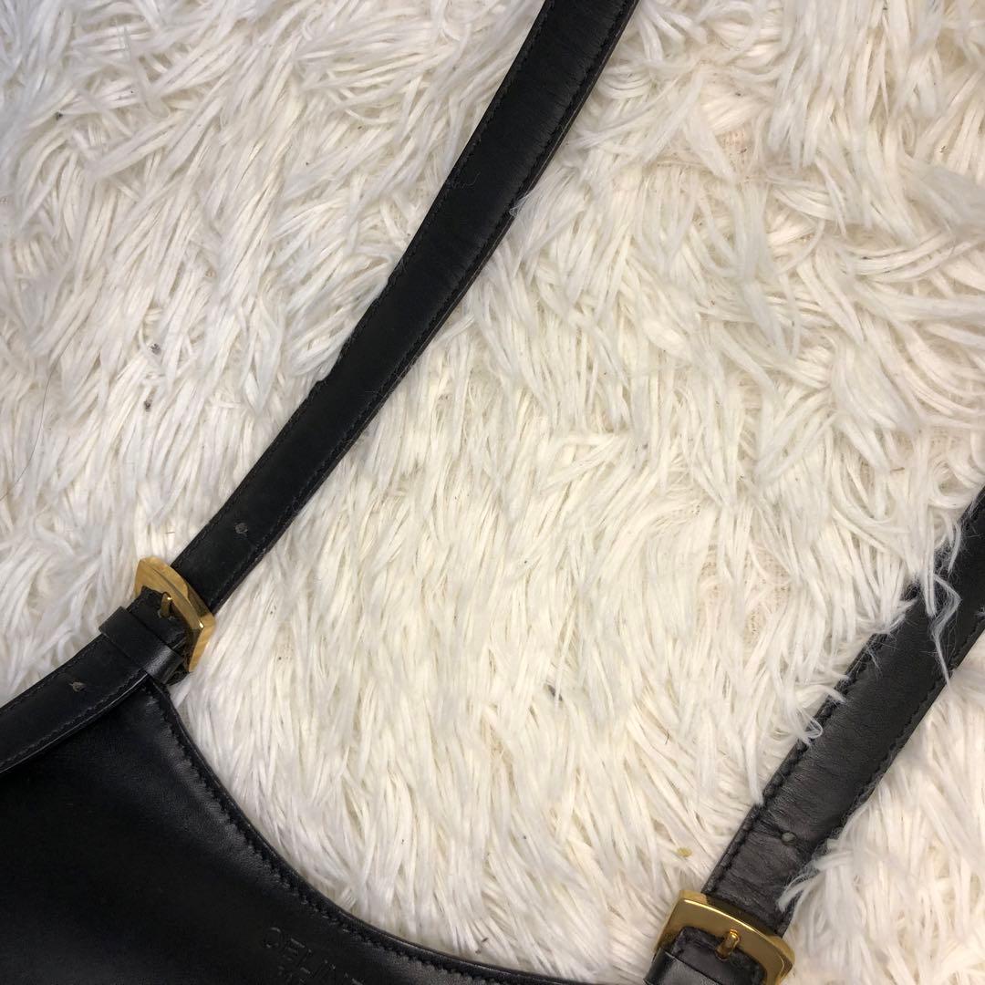 CELINE オールドセリーヌ ショルダーショルダーバッグ　ブランド刻印