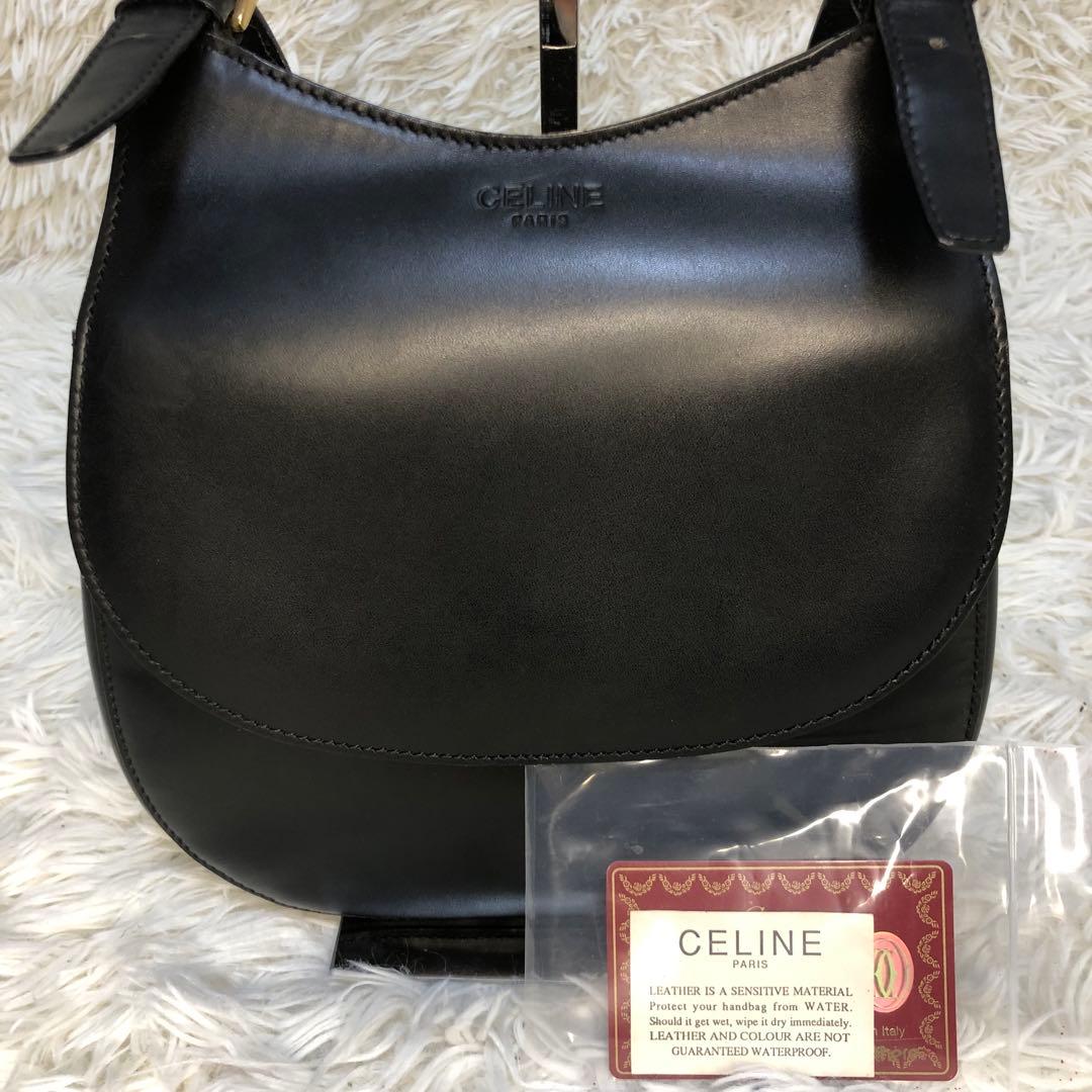 CELINE オールドセリーヌ ショルダーショルダーバッグ　ブランド刻印