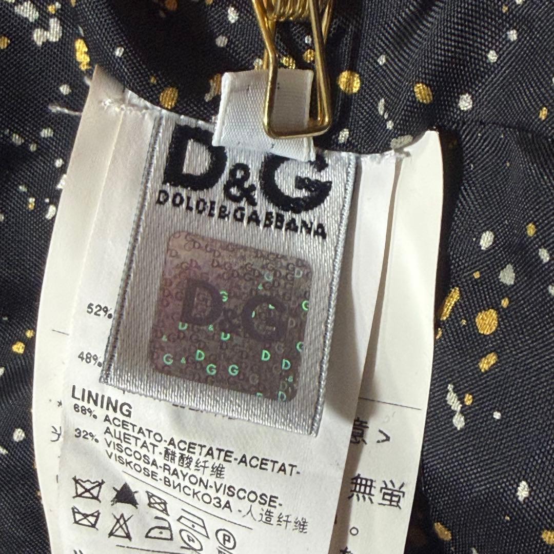 D&G Dolce&Gabbana レディース ジャケット ブラック 総柄 Ｍ