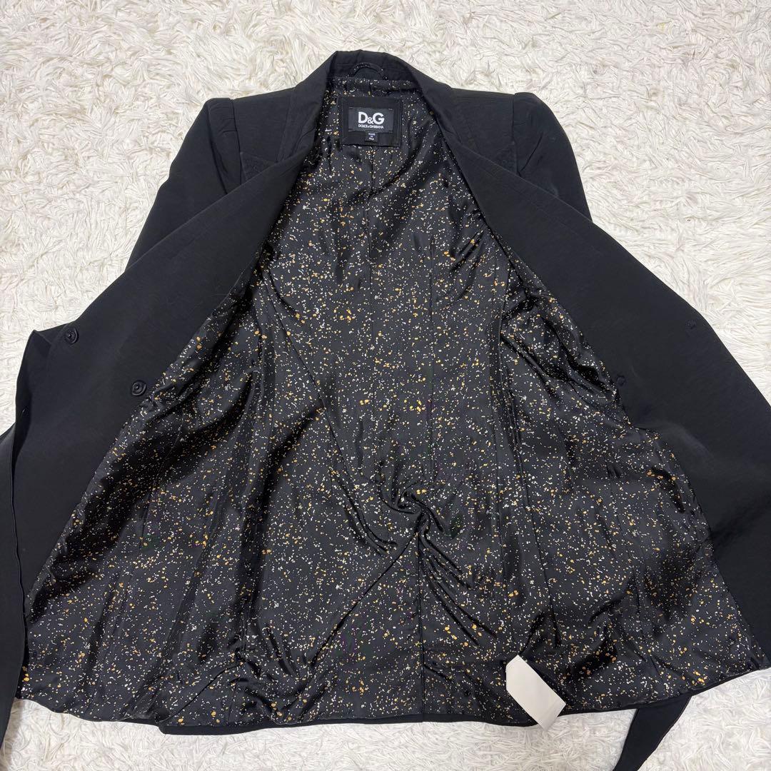 D&G Dolce&Gabbana レディース ジャケット ブラック 総柄 Ｍ