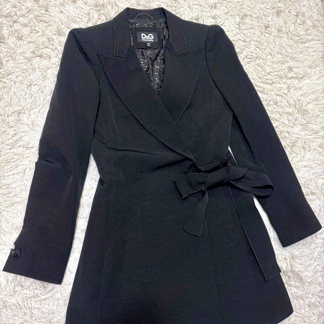 D&G Dolce&Gabbana レディース ジャケット ブラック 総柄 Ｍ