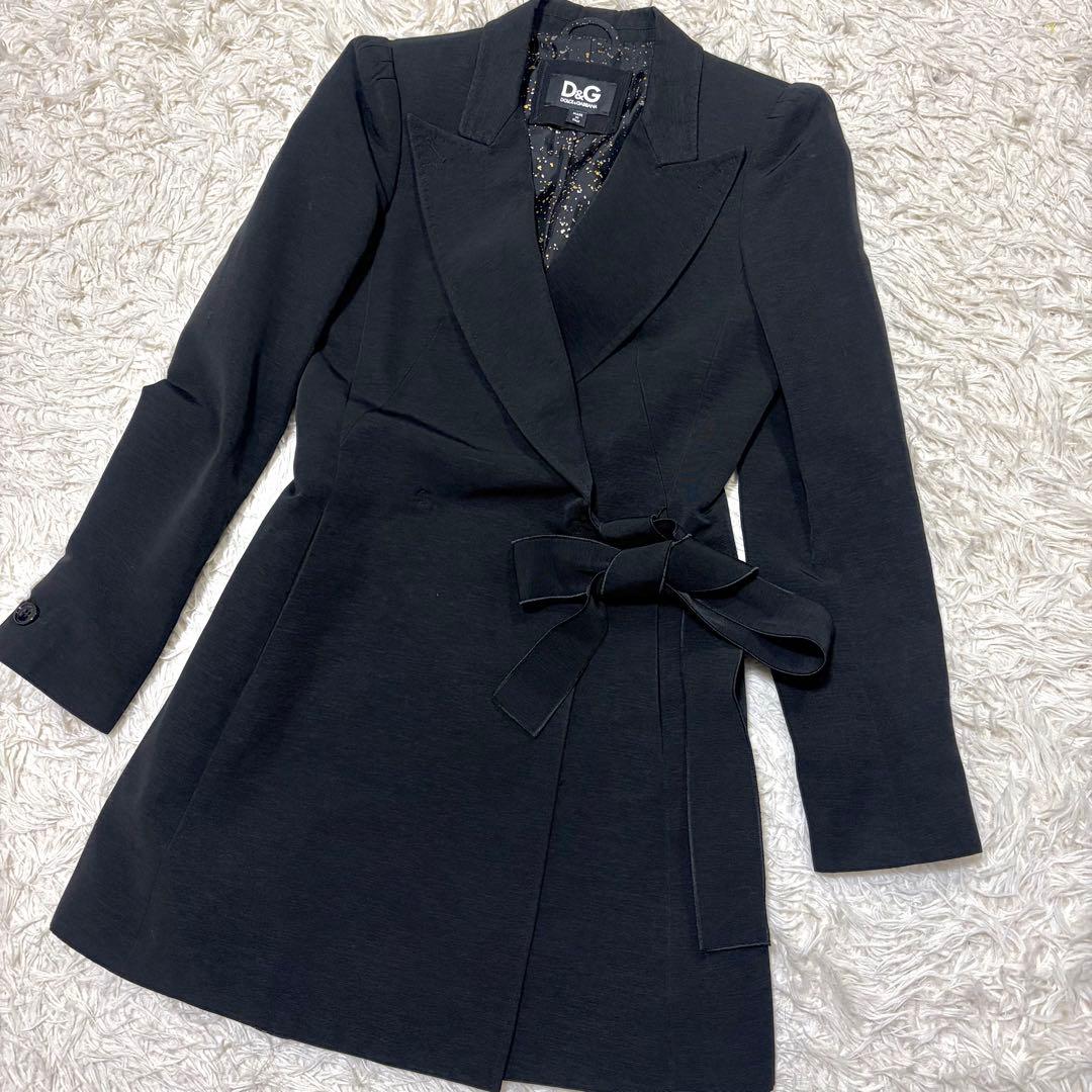D&G Dolce&Gabbana レディース ジャケット ブラック 総柄 Ｍ