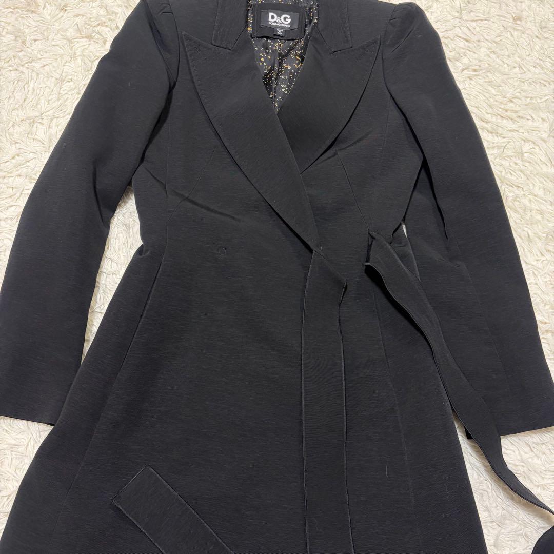 D&G Dolce&Gabbana レディース ジャケット ブラック 総柄 Ｍ