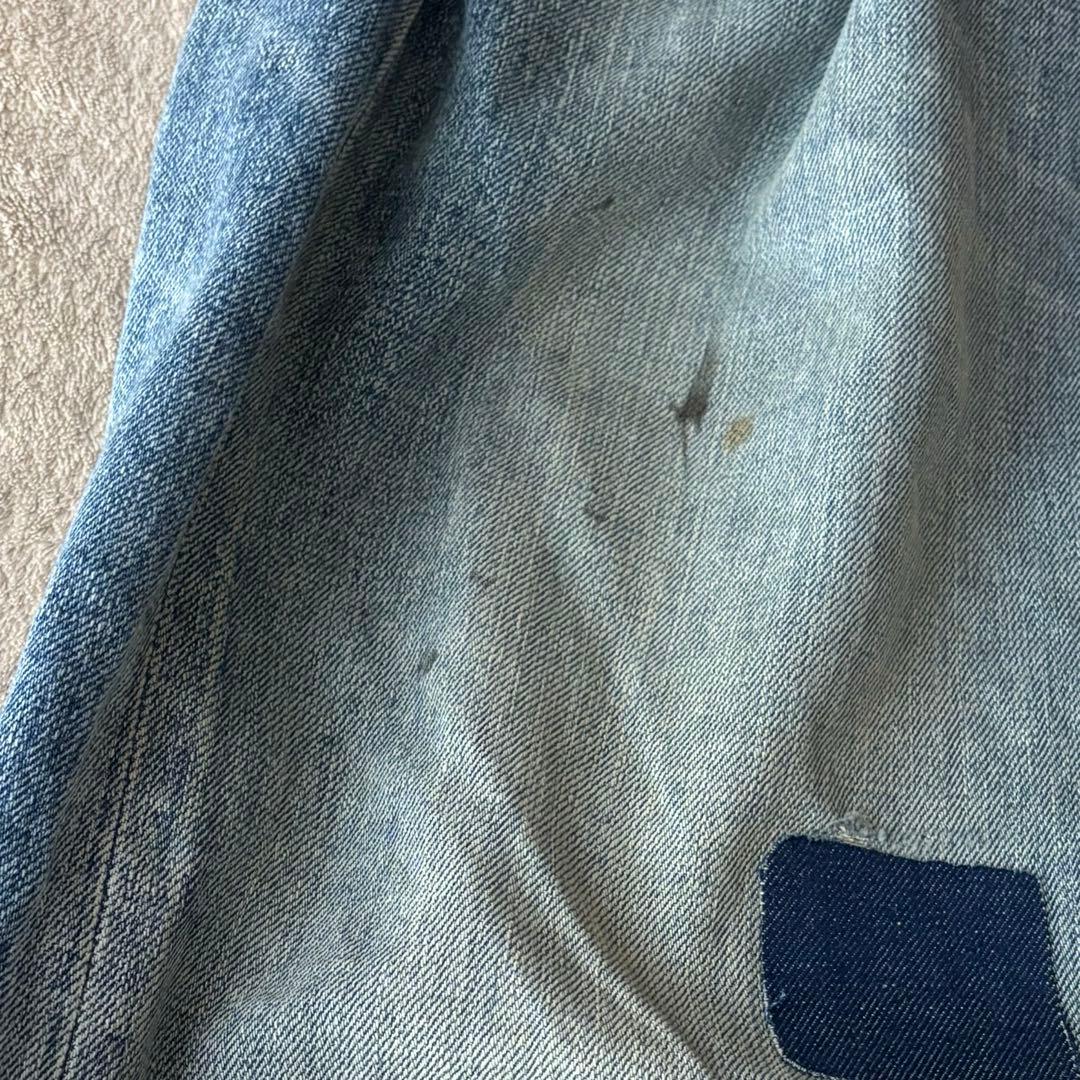 glamb グラム　Mess denim メスデニム　ヴィンテージ加工　赤耳