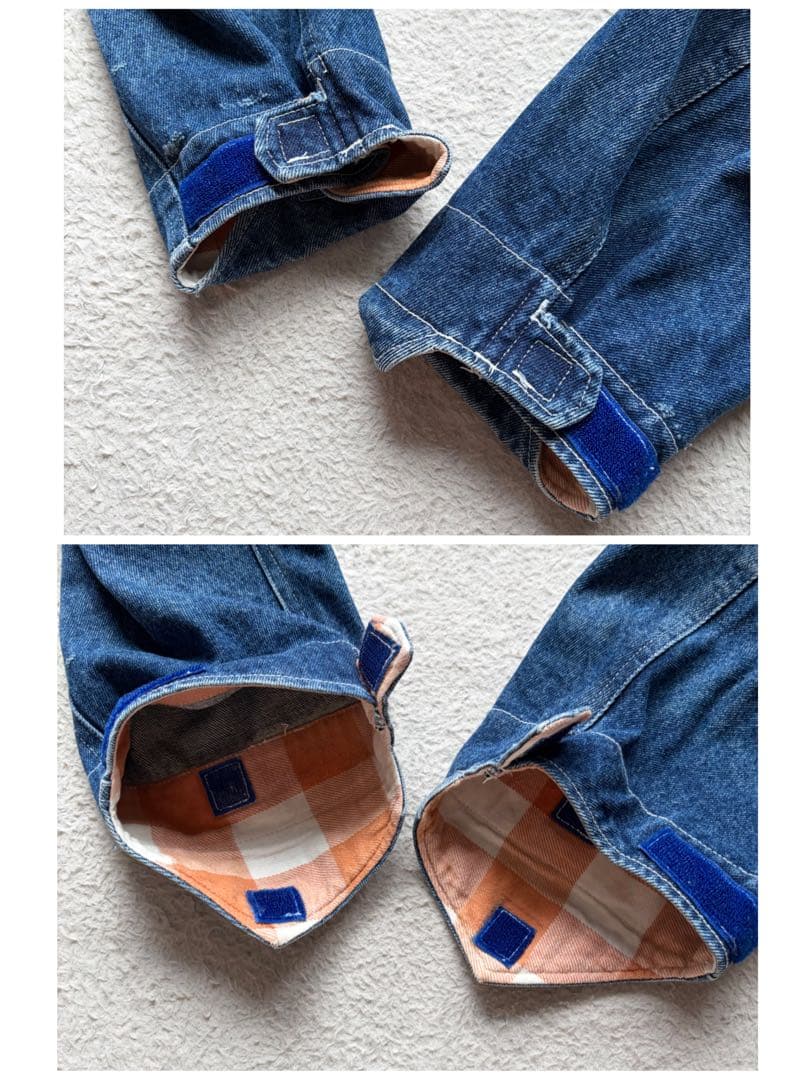 【美品】ピンクハウス デニムフライトジャケット デカロゴ フリル