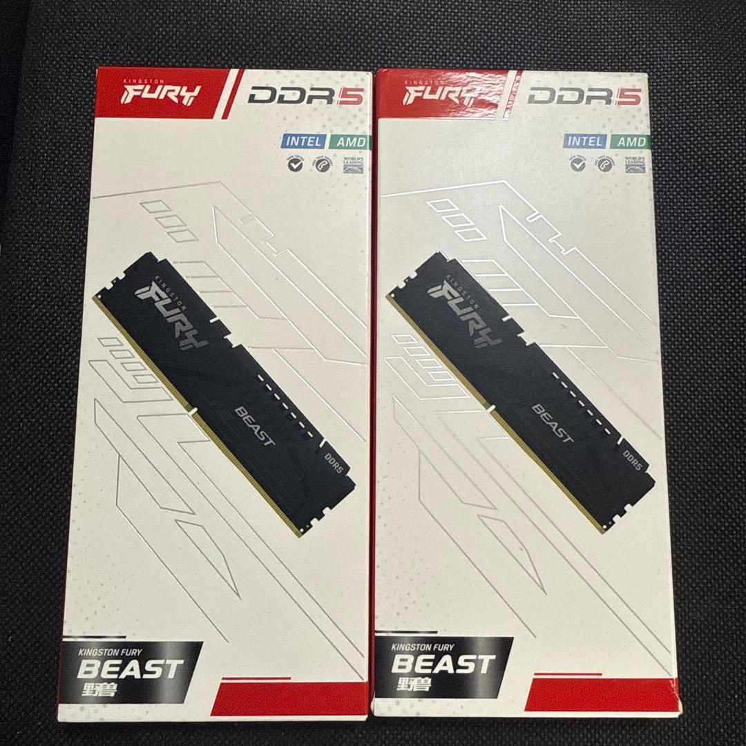 Kingston FURY Beast DDR5 メモリー 16GB 2枚セット