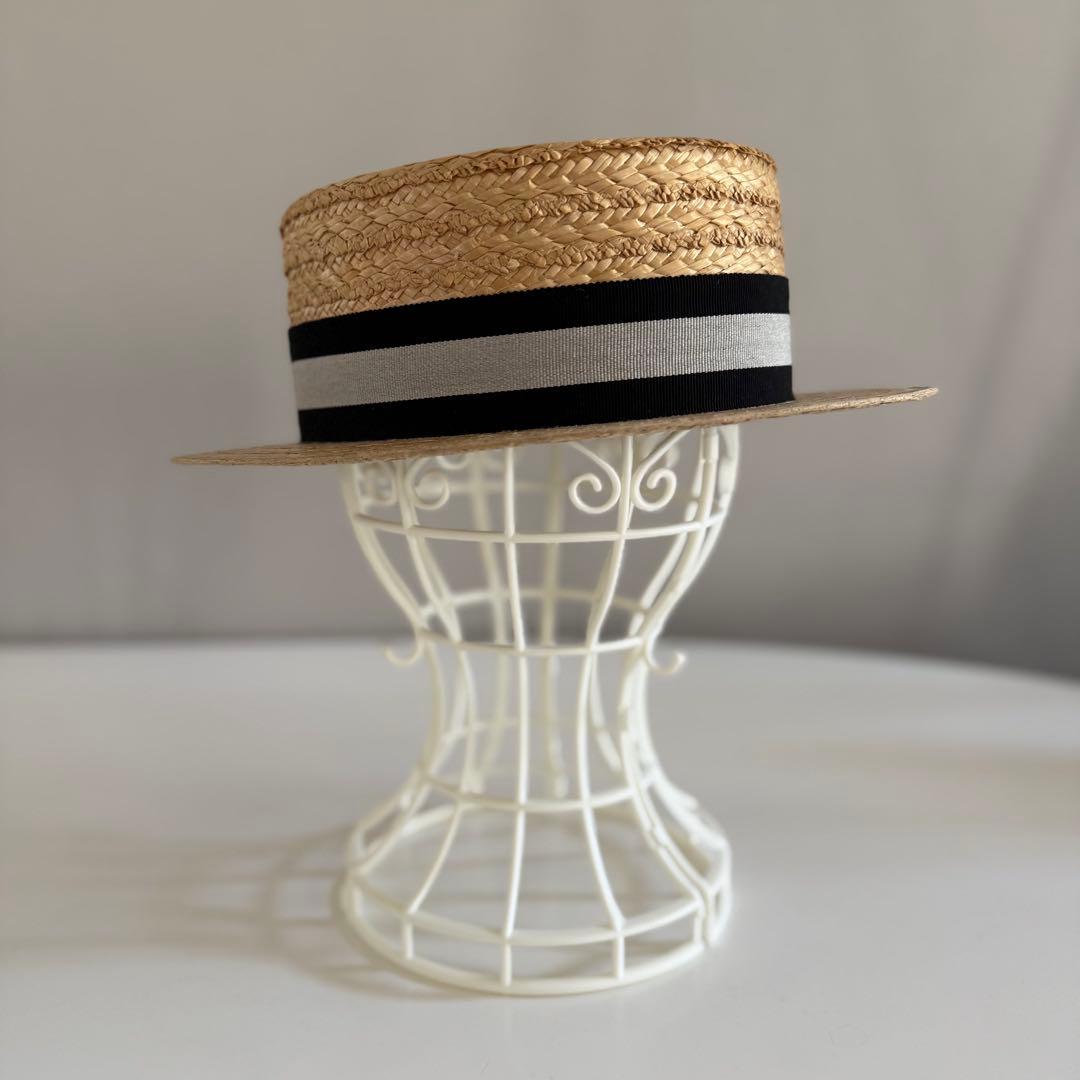 BUNJIROW カンカン帽 ストローハット ￼麦わら帽子