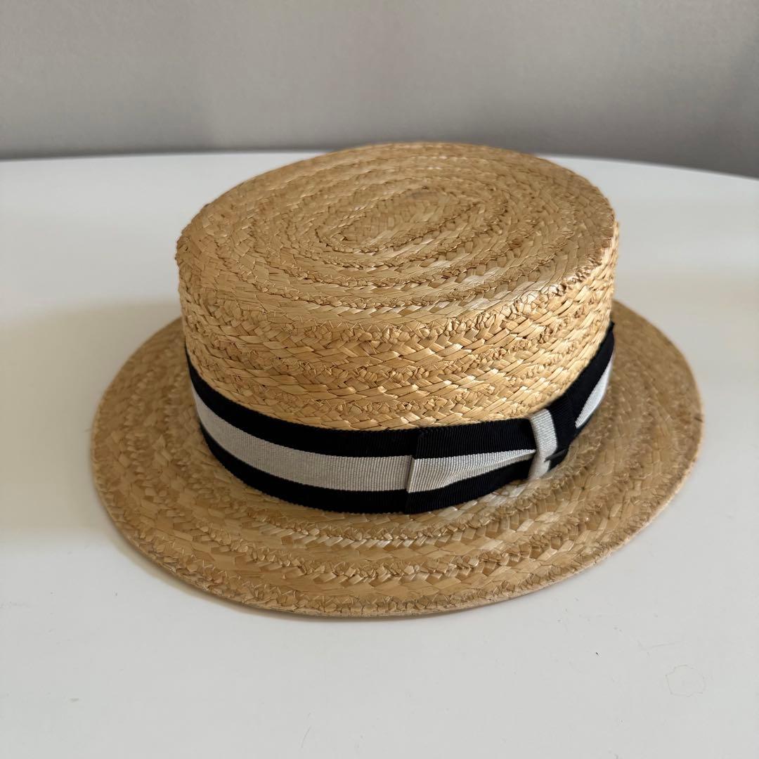 BUNJIROW カンカン帽 ストローハット ￼麦わら帽子