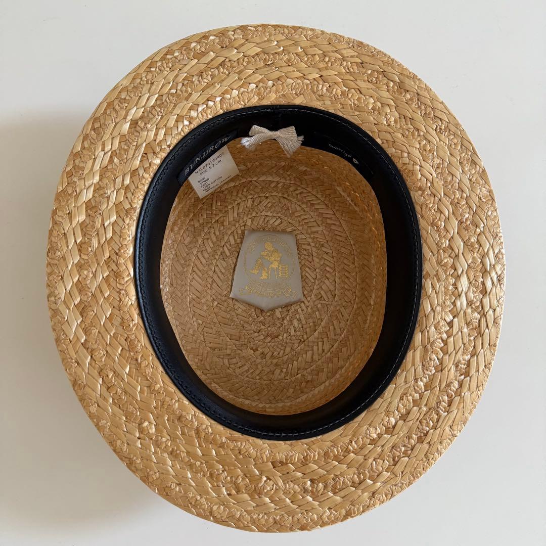 BUNJIROW カンカン帽 ストローハット ￼麦わら帽子