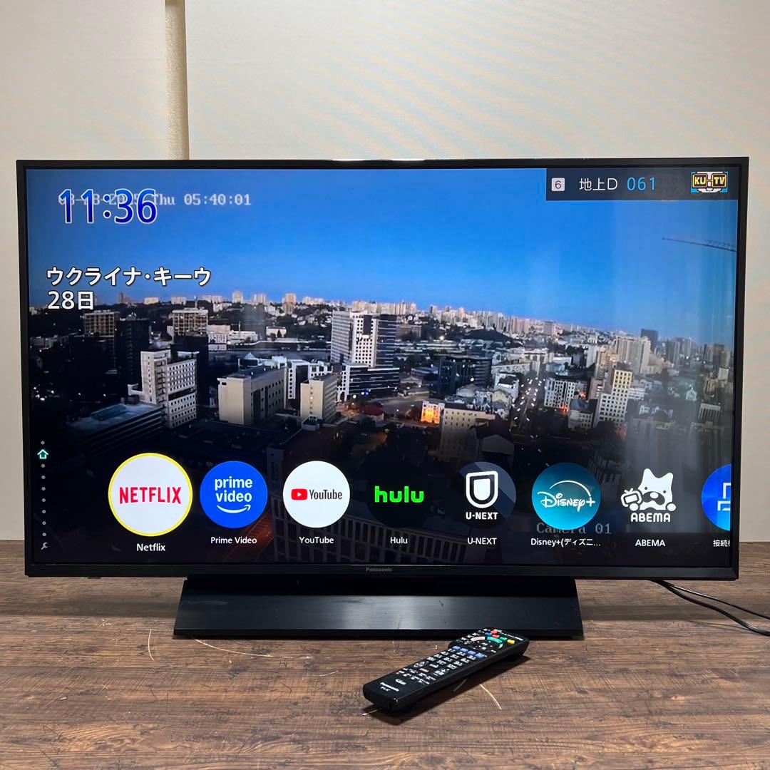 2019年製　Panasonic TH-43GX855 43インチ液晶テレビ