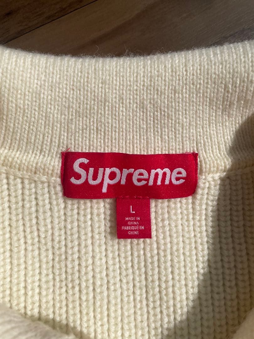 マ*ト様 Supreme Small Box Polo Sweater Ivor