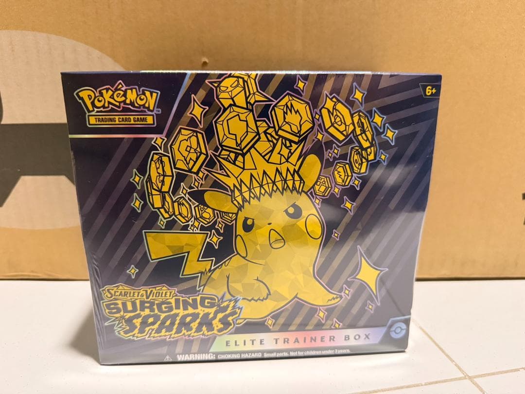 【海外版】ポケモンカード surging sparksエリートトレーナーボックス