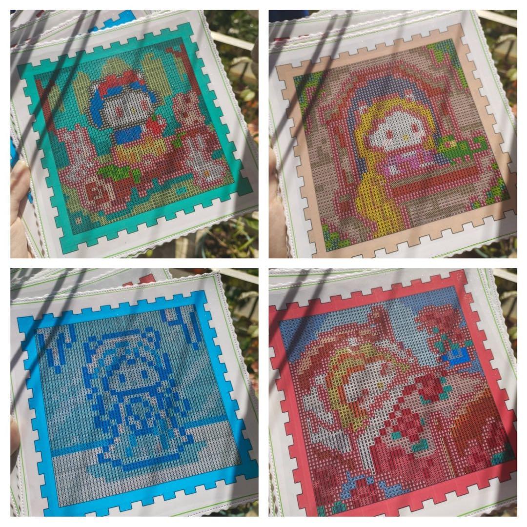 女宇　日本初 夜光ダイヤモンドアートキット 15点セット　全夜光ビーズ