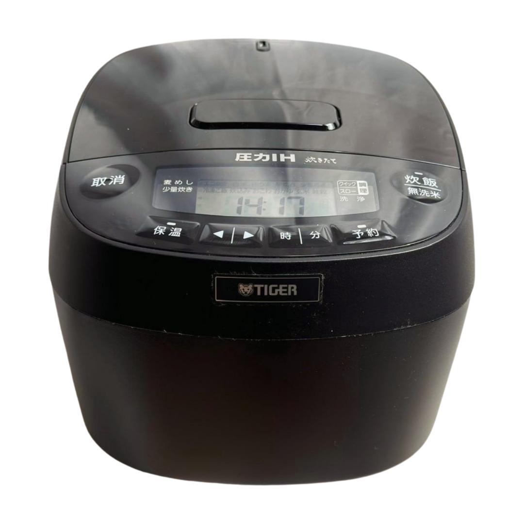 美品　TIGER 圧力IH炊飯器 JPV-C100 ブラック　5.5合 24年製