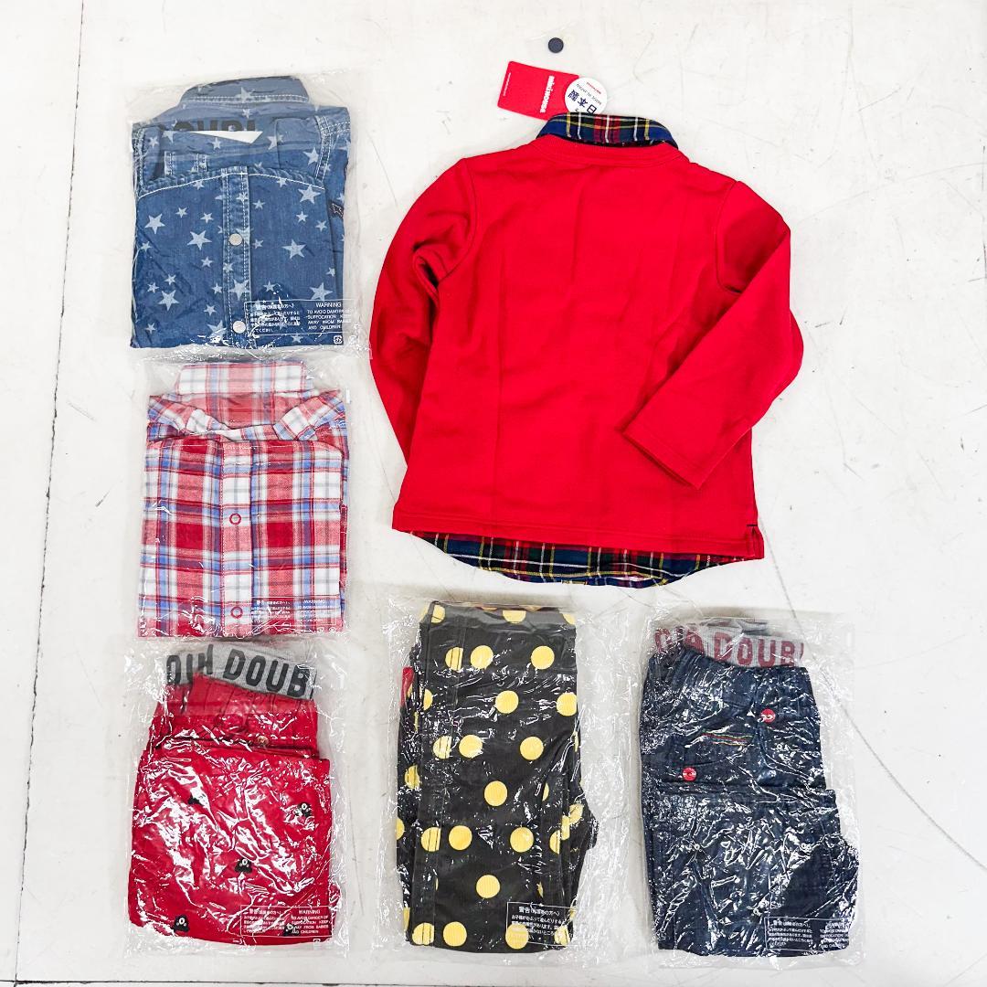 よ*こ様 K9107 ミキハウス 長袖トップス パンツ 6枚 セット 100サイ