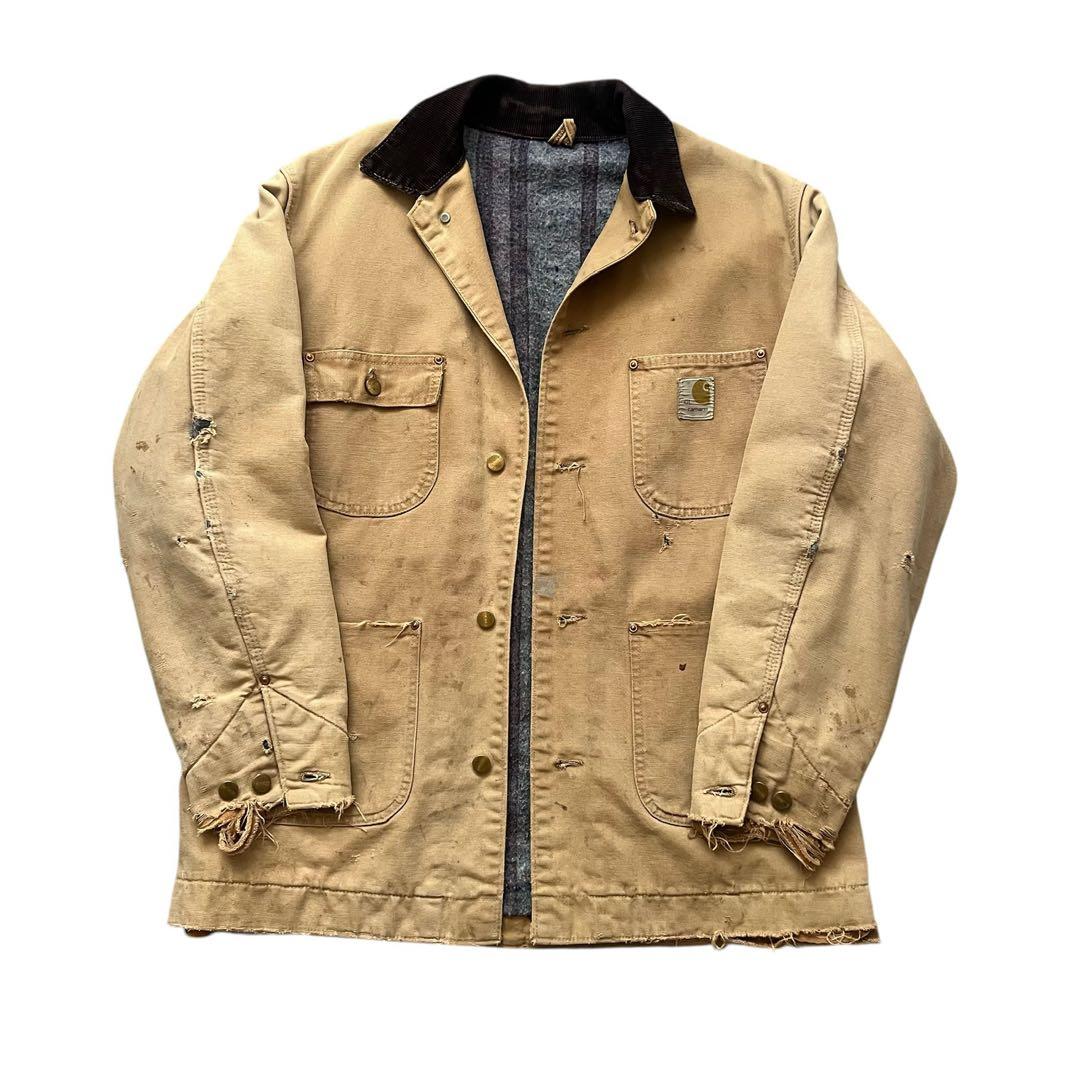 70s カーハート チョアコート 42L ボロ carhartt ジャケット