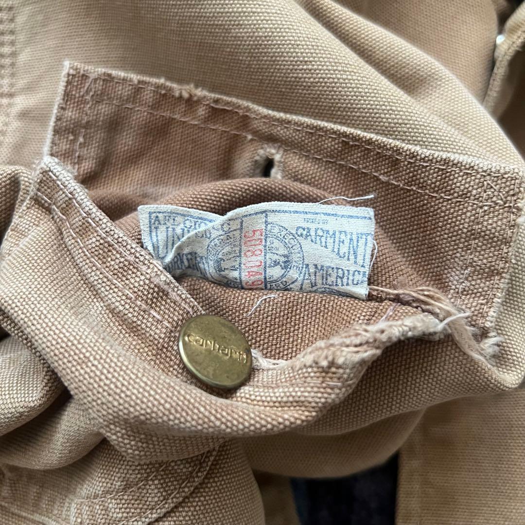 70s カーハート チョアコート 42L ボロ carhartt ジャケット