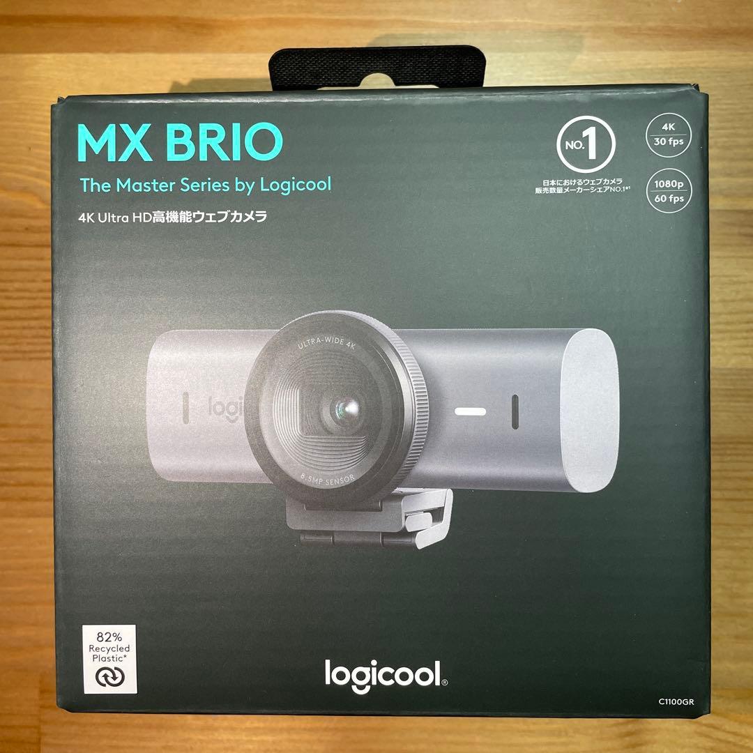 Logicool MX BRIO 4K Ultra HD高機能ウェブカメラ