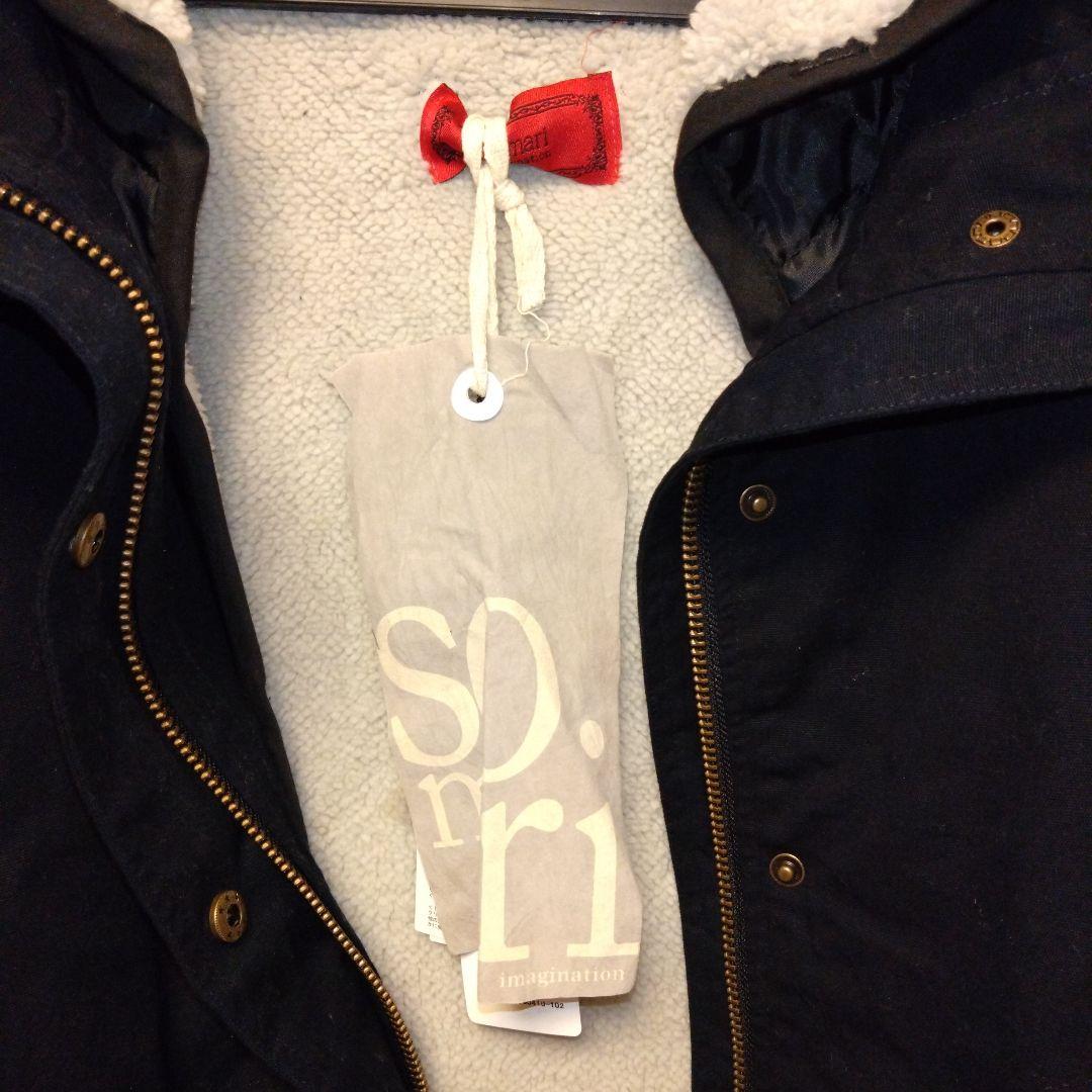 somari ネイビー ファー付きモッズコート サイズ1