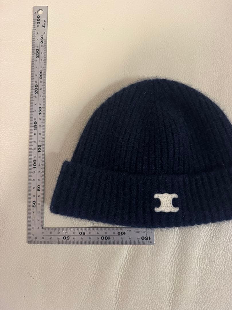 セリーヌ　カシミヤ　ニット帽・ビーニー