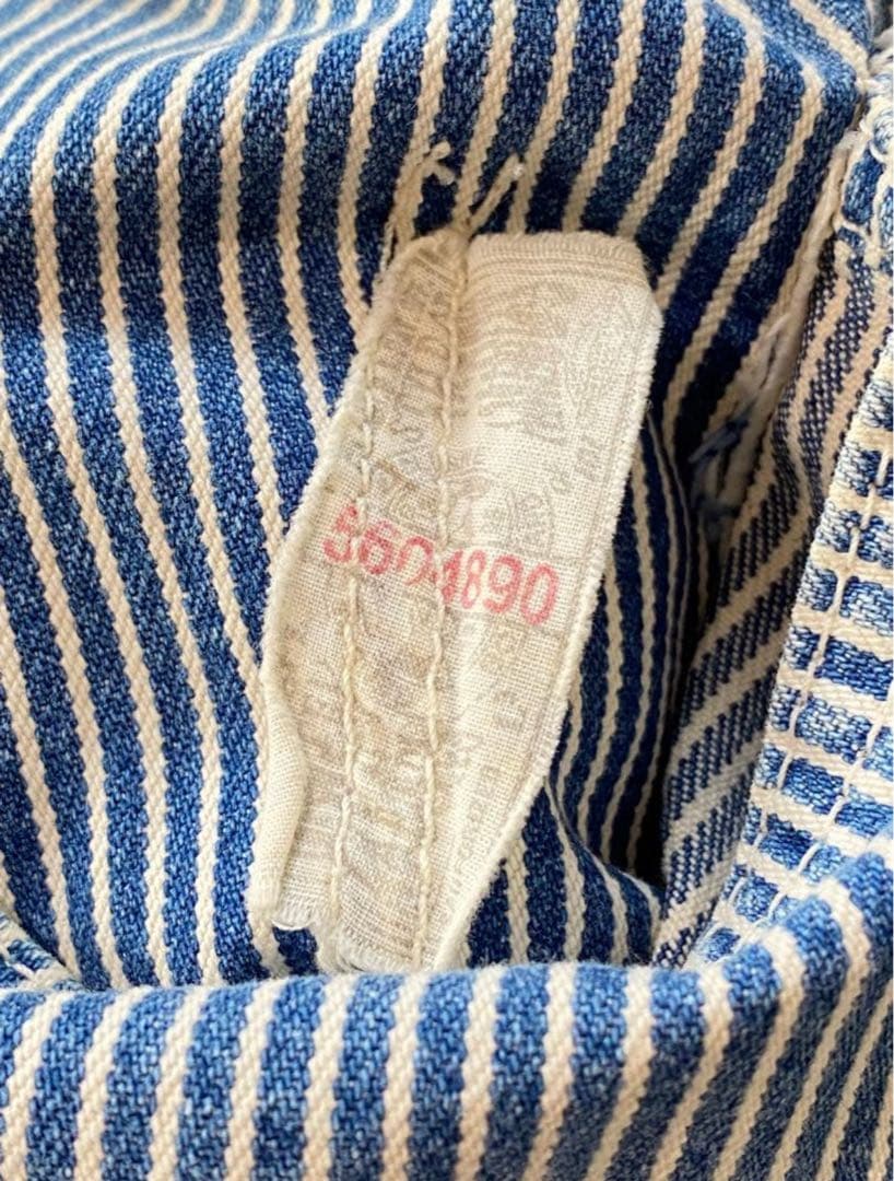 Lee 復刻 91-J ロングL ヒッコリー カバーオール ワークジャケット L