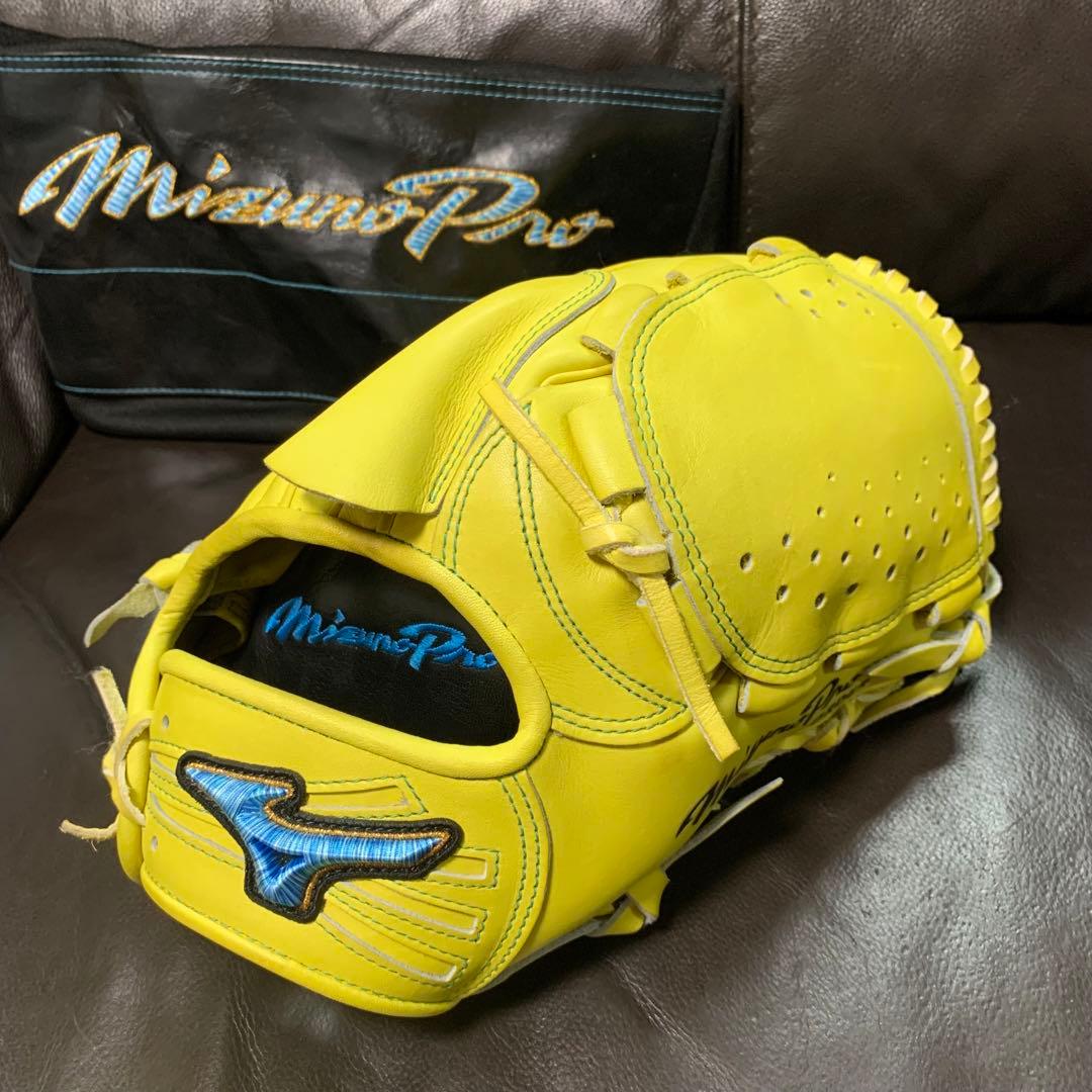 N*o様 ミズノプロオーダー　硬式投手用グローブ ダイバーシティブルー