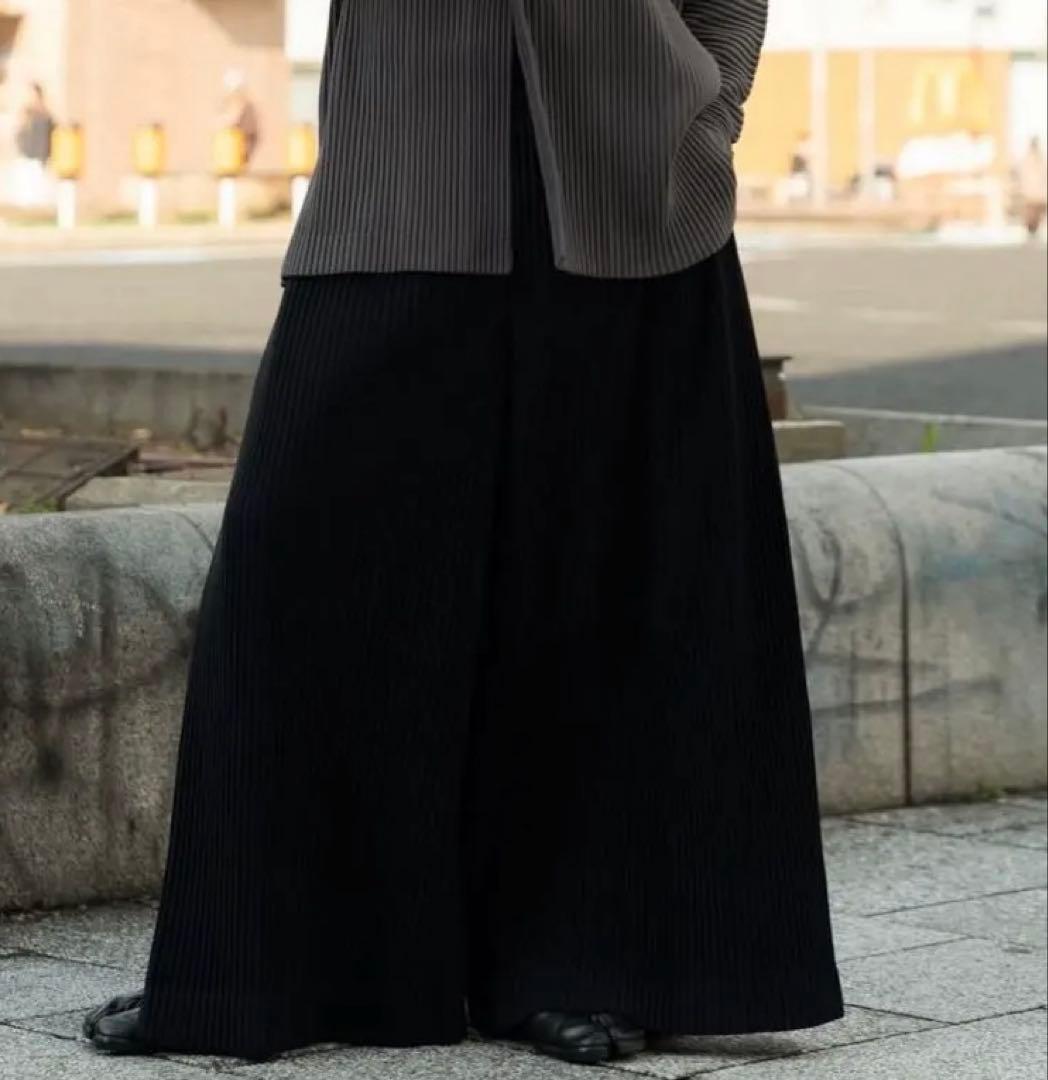 hommeplisse isseymiyake 袴パンツ 黒