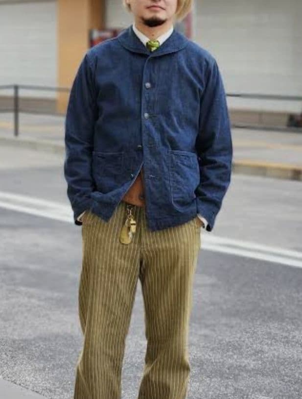 バズリクソンズ USN M-43 ダンガリー デニム ショールカラー ジャケット