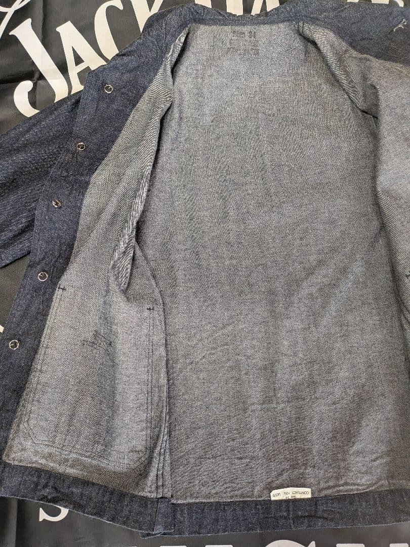 バズリクソンズ USN M-43 ダンガリー デニム ショールカラー ジャケット