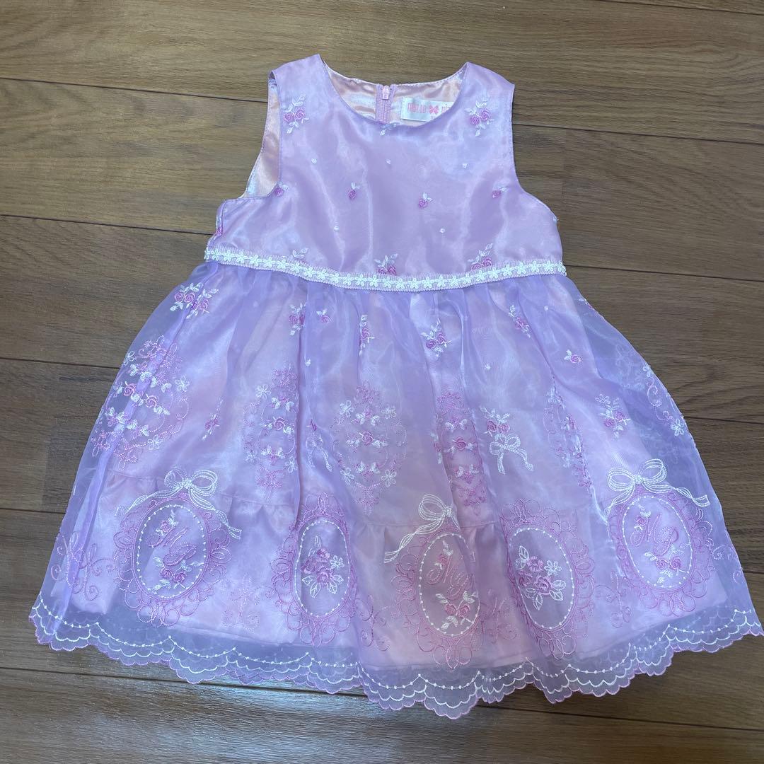 新品タグ付き　メゾピアノ　ドレス　90cm