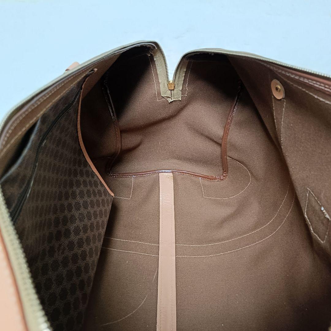 セリーヌ トリオンフ マカダム柄 ボストンバッグ 大容量 パドロック付