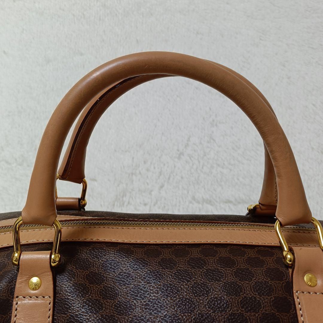 セリーヌ トリオンフ マカダム柄 ボストンバッグ 大容量 パドロック付