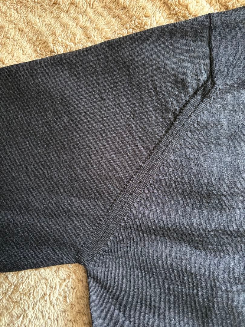 pesce　ジョンスメドレー　ウール100% ブラウン　表記サイズM