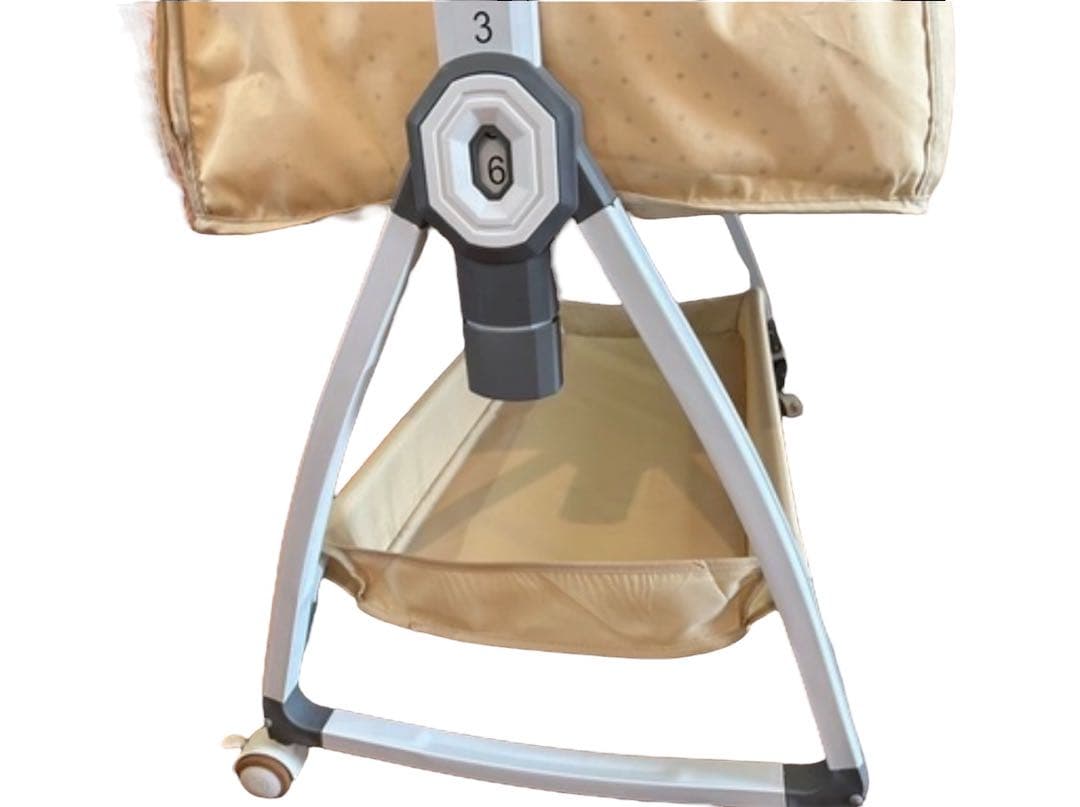 Oqhvup ベビーベッド 添い寝 乳児用ベッド 新生児ベッド 高さ6段調節