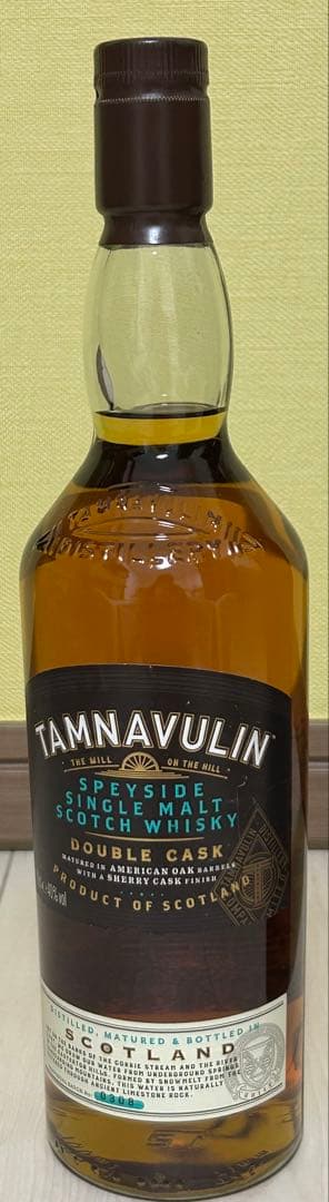 ウイスキー　TAMNAVULIN ダブルカスク スコッチウイスキー
