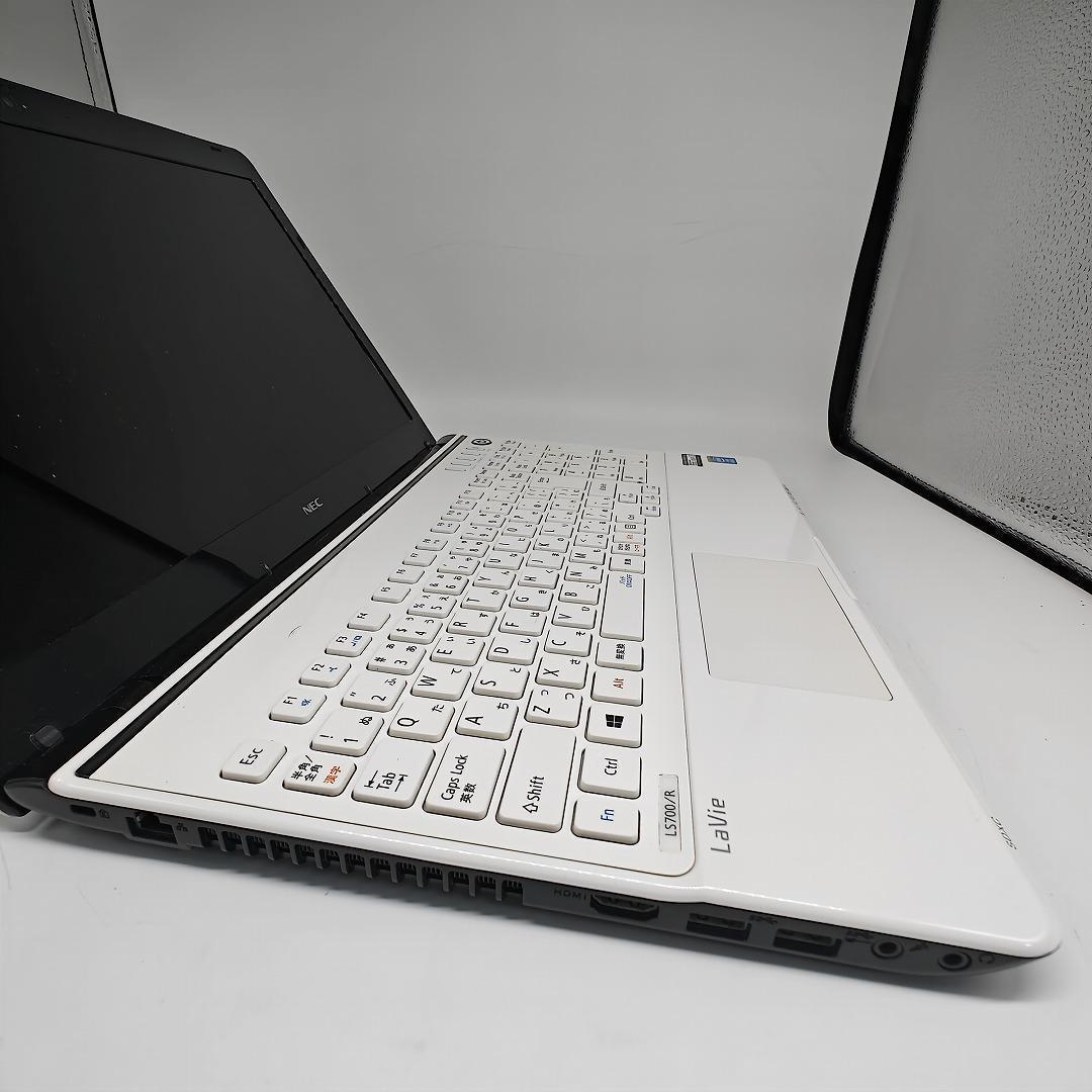 【NEC】LS700 高性能i7 SSD512GB 16GB ホワイトノートPC