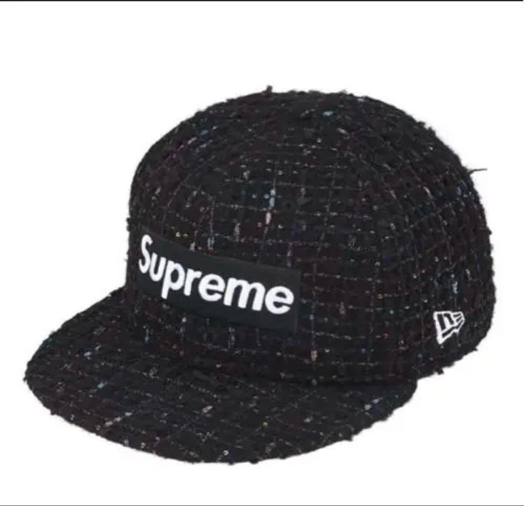 Supreme Boucl Box Logo New Era CAP キャップ