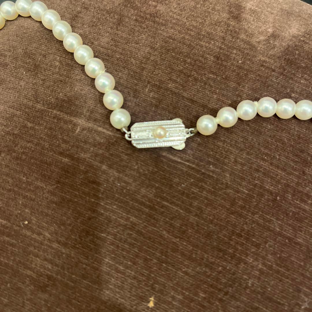 MIKIMOTOシンプルパールネックレス