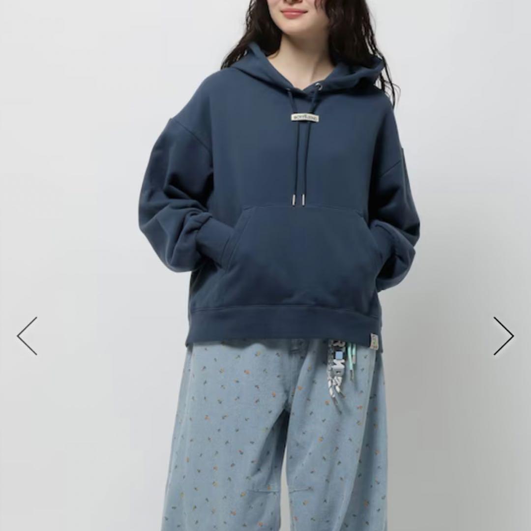 【ボーイフレンド シーズン2】コラボ フラワープルオーバーフーディー　Lサイズ