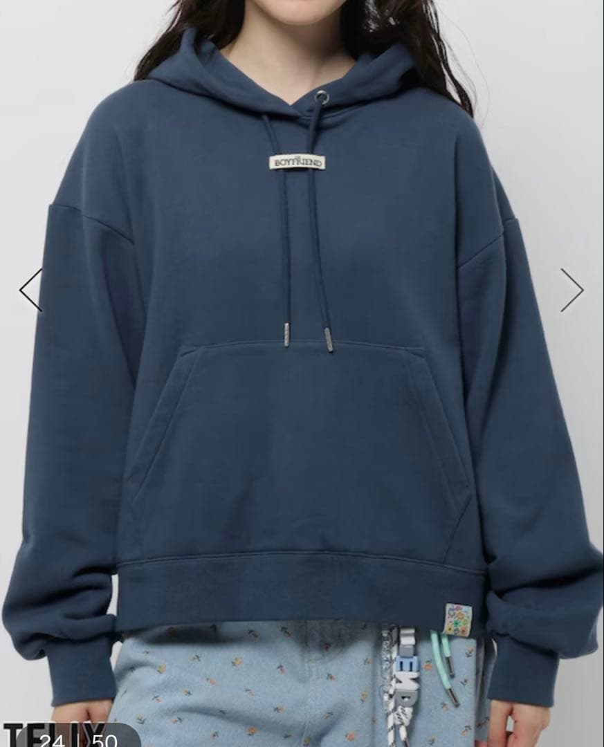 【ボーイフレンド シーズン2】コラボ フラワープルオーバーフーディー　Lサイズ