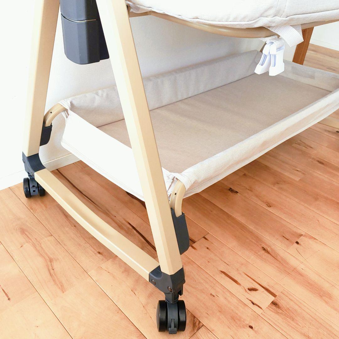 【極美品】大人気カラー　ベージュ　HZDMJ ベビーベッド