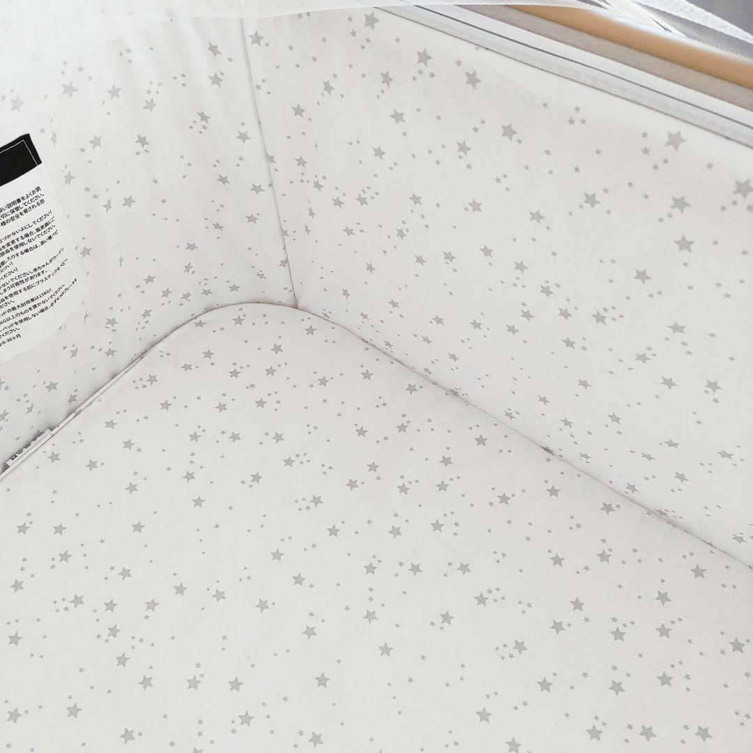 【極美品】大人気カラー　ベージュ　HZDMJ ベビーベッド