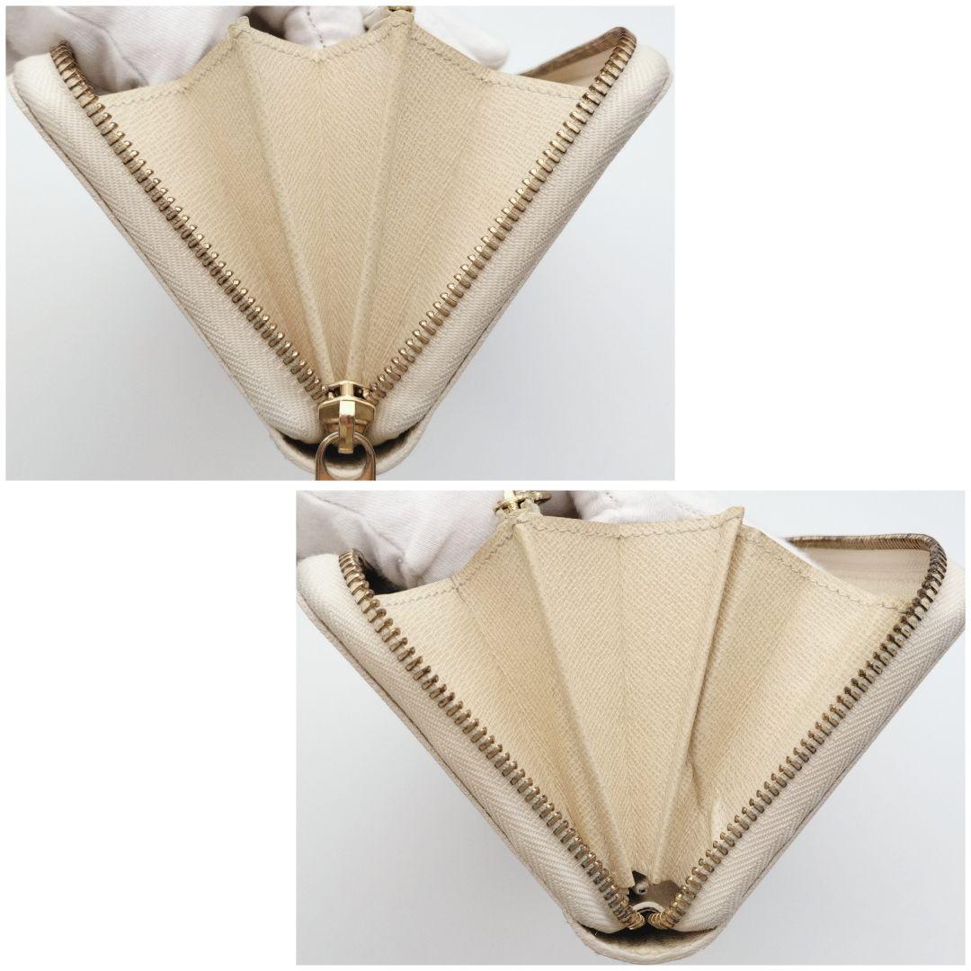 極美品✨ジッピーウォレット ダミエ アズール ルイヴィトン ラウンド 長財布