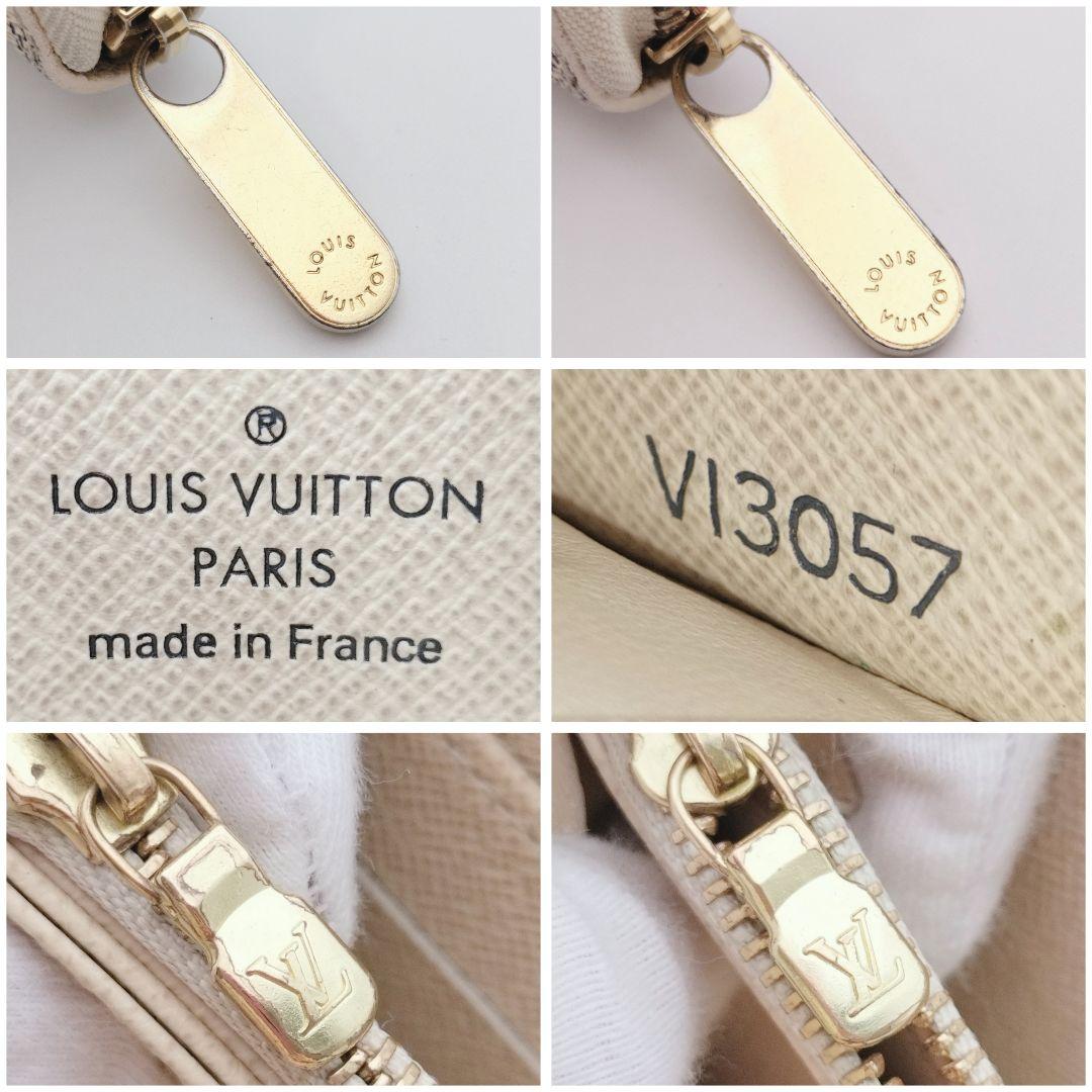 極美品✨ジッピーウォレット ダミエ アズール ルイヴィトン ラウンド 長財布