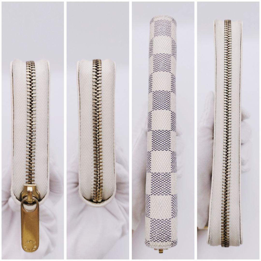 極美品✨ジッピーウォレット ダミエ アズール ルイヴィトン ラウンド 長財布